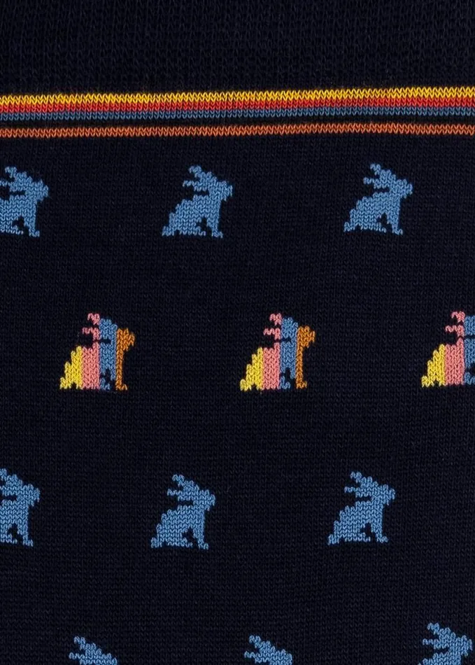 Mens Paul Smith Socks Navy 039Rabbit039 Socks Mens Paul Smith Socks Navy 039Rabbit039 Socks