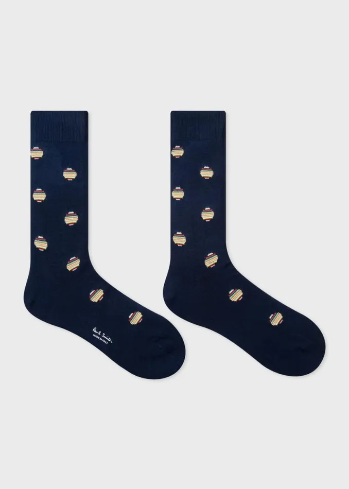 Mens Paul Smith Socks Navy 039Signature Stripe Polka Dot039 Socks Mens Paul Smith Socks Navy 039Signature Stripe Polka Dot039 Socks