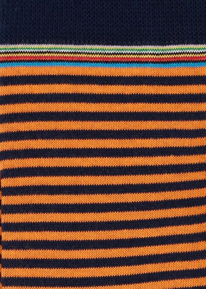 Mens Paul Smith Socks Navy And Orange Stripe Socks Mens Paul Smith Socks Navy And Orange Stripe Socks