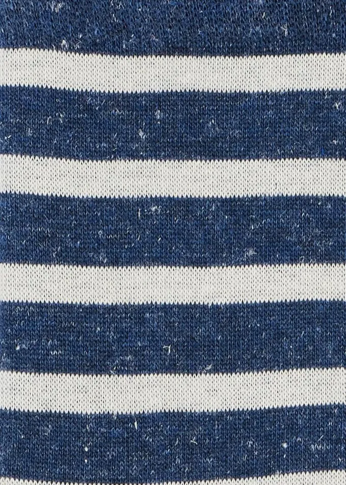 Mens Paul Smith Socks Navy Blue CottonBlend Stripe Socks Mens Paul Smith Socks Navy Blue CottonBlend Stripe Socks