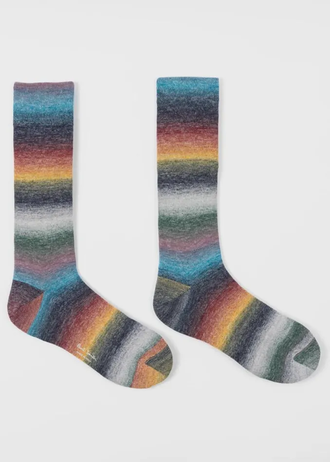 Mens Paul Smith Socks Ombre 039Signature Stripe039 Socks Mens Paul Smith Socks Ombre 039Signature Stripe039 Socks