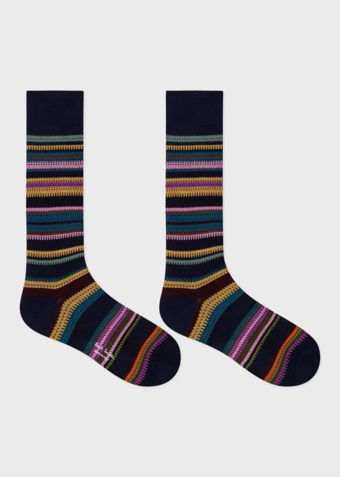 Mens Paul Smith Socks Stripe Socks Three Pack Mens Paul Smith Socks Stripe Socks Three Pack