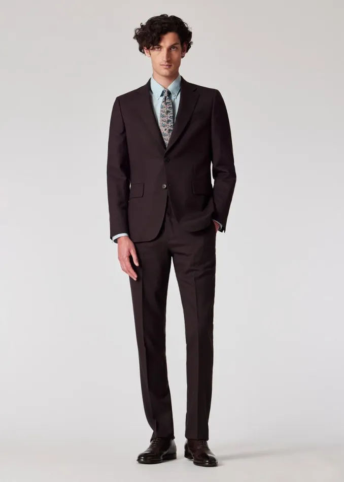 Mens Paul Smith Suits The Brierley 8211 Brown Wool 039A Suit To Travel In039