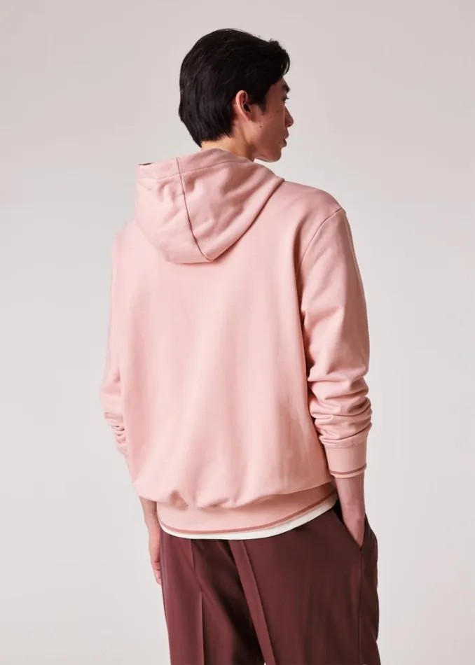Mens Paul Smith Sweatshirts and Hoodies Pink 039Shadow Logo039 Cotton Hoodie Mens Paul Smith Sweatshirts and Hoodies Pink 039Shadow Logo039 Cotton Hoodie