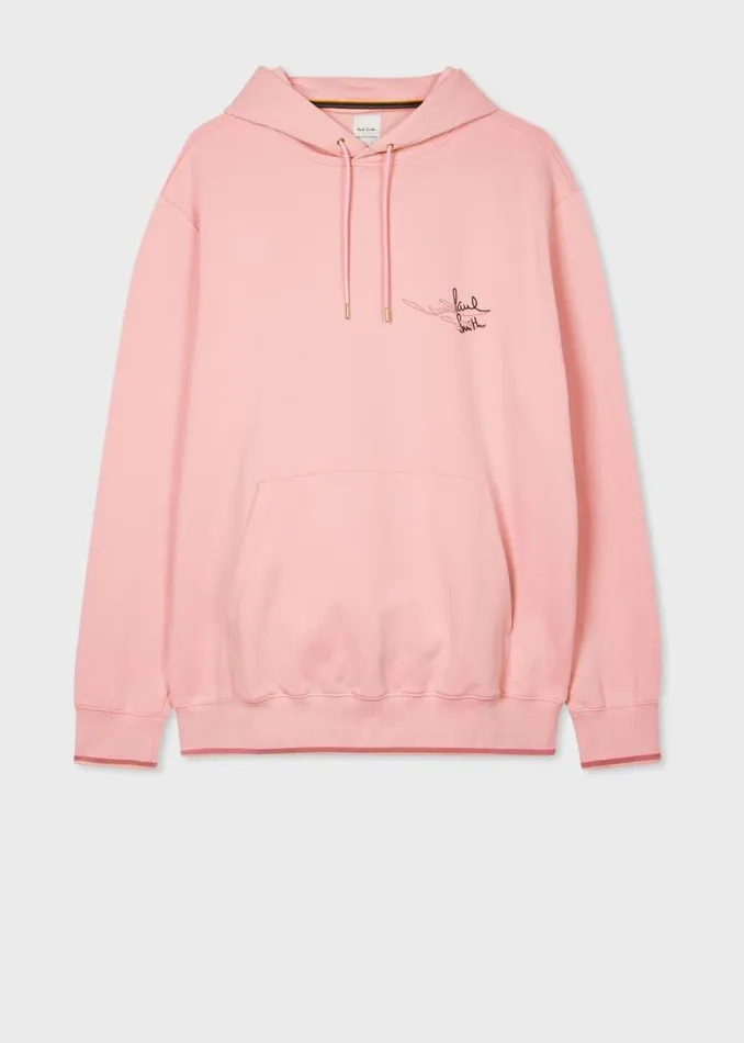 Mens Paul Smith Sweatshirts and Hoodies Pink 039Shadow Logo039 Cotton Hoodie Mens Paul Smith Sweatshirts and Hoodies Pink 039Shadow Logo039 Cotton Hoodie