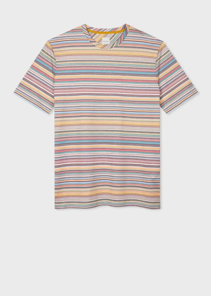 Mens Paul Smith TShirts 039Signature Stripe039 Cotton TShirt