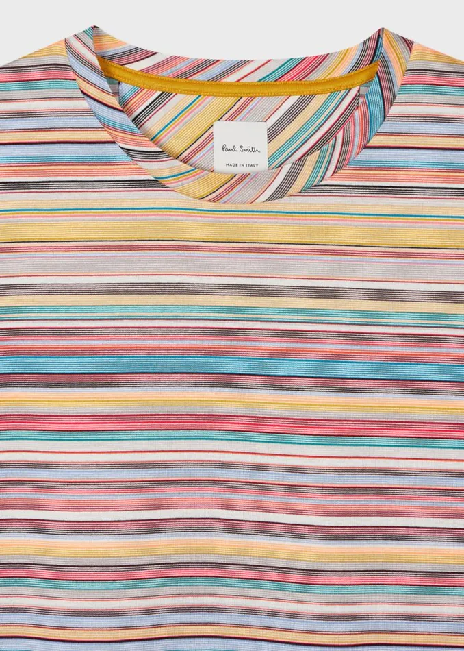 Mens Paul Smith TShirts 039Signature Stripe039 Cotton TShirt