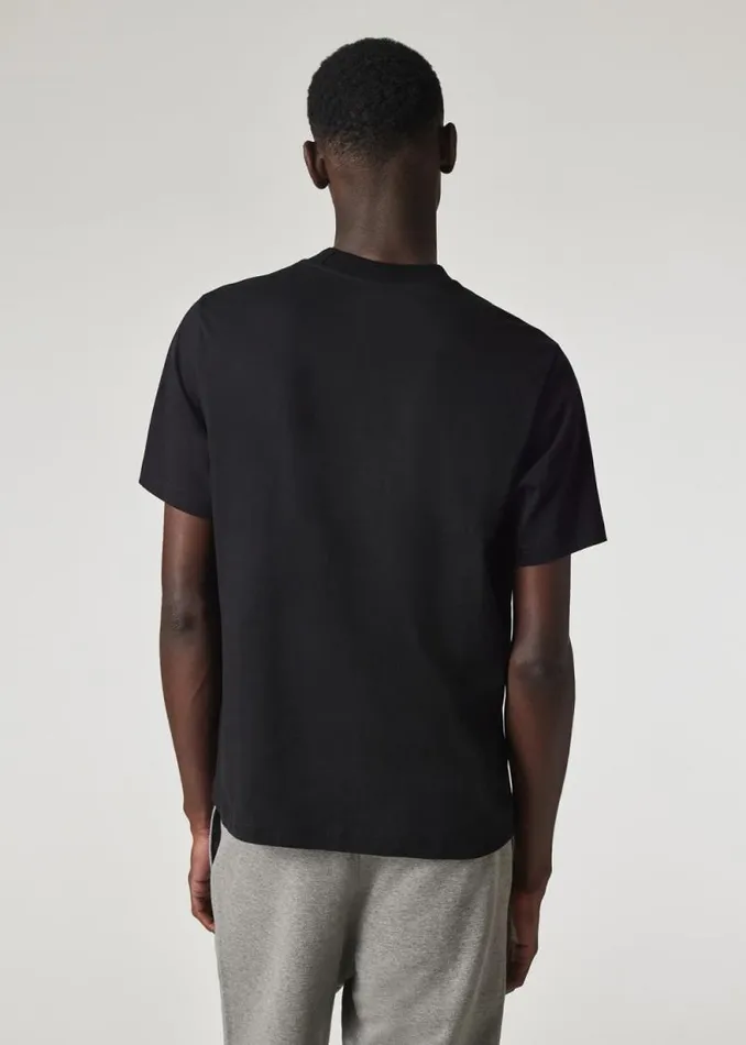 Mens Paul Smith TShirts Black PS Tilt Logo CottonBlend TShirt