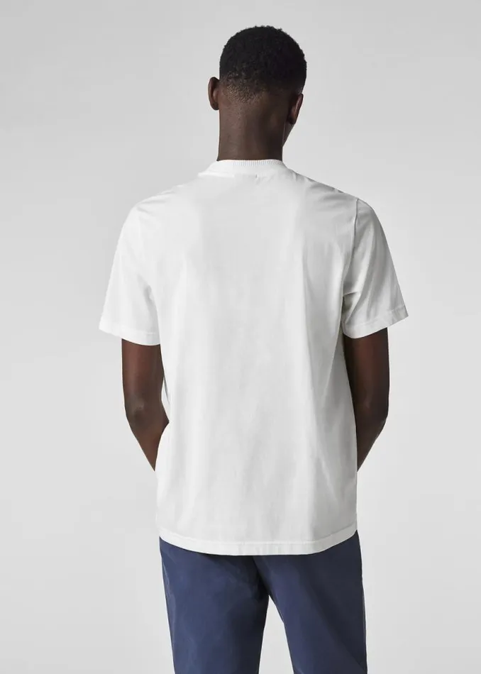 Mens Paul Smith TShirts White PS Tilt Logo CottonBlend TShirt