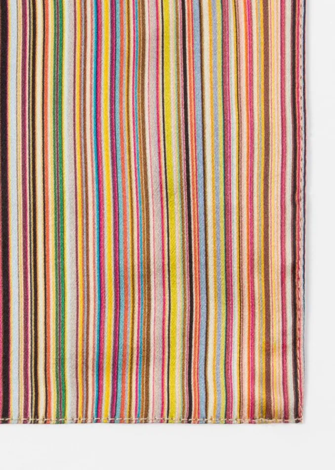 Mens Paul Smith The Classics 039Signature Stripe039 Silk Pocket Square Mens Paul Smith The Classics 039Signature Stripe039 Silk Pocket Square