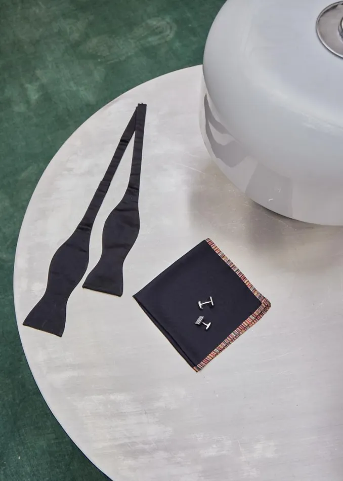 Mens Paul Smith The Classics Black 039Signature Stripe039 Silk Pocket Square Mens Paul Smith The Classics Black 039Signature Stripe039 Silk Pocket Square