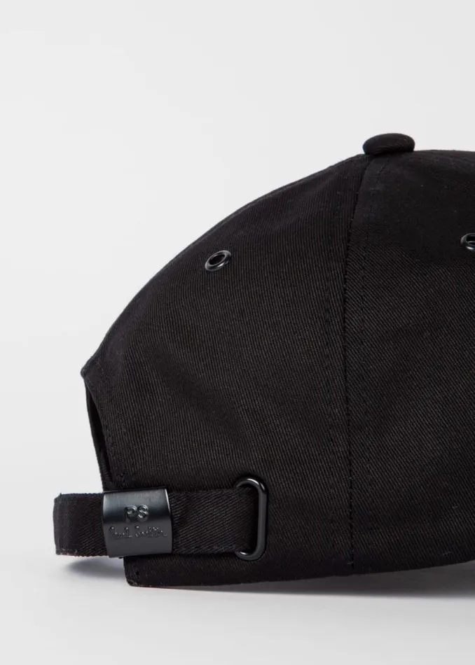 Mens Paul Smith The Classics Black Cotton 039Zebra039 Logo Baseball Cap Mens Paul Smith The Classics Black Cotton 039Zebra039 Logo Baseball Cap