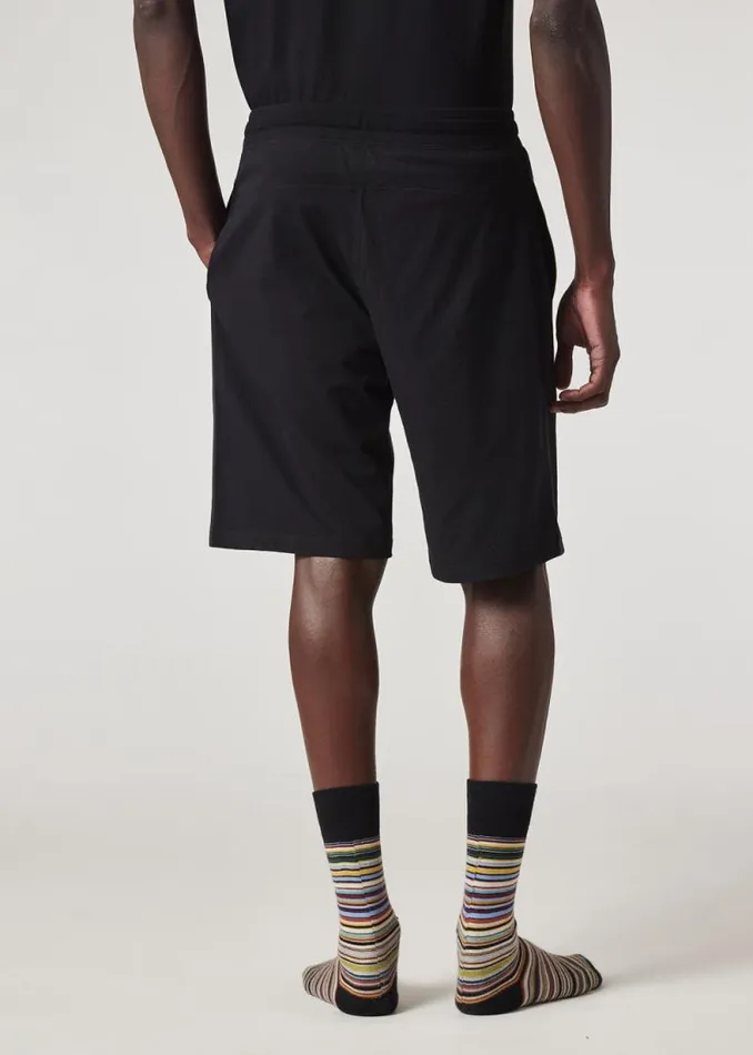 Mens Paul Smith The Classics Black Jersey Cotton Lounge Shorts Mens Paul Smith The Classics Black Jersey Cotton Lounge Shorts