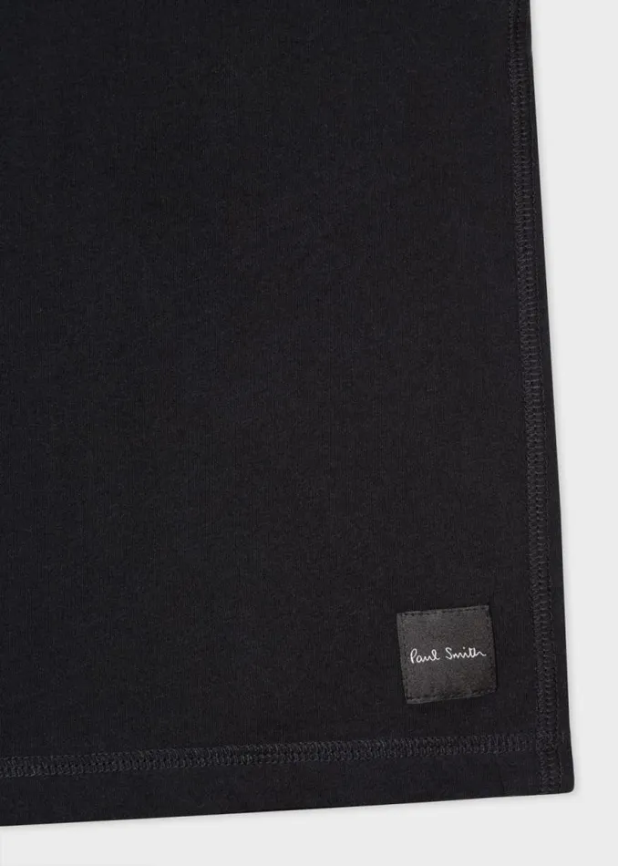 Mens Paul Smith The Classics Black Jersey Cotton Lounge Shorts Mens Paul Smith The Classics Black Jersey Cotton Lounge Shorts