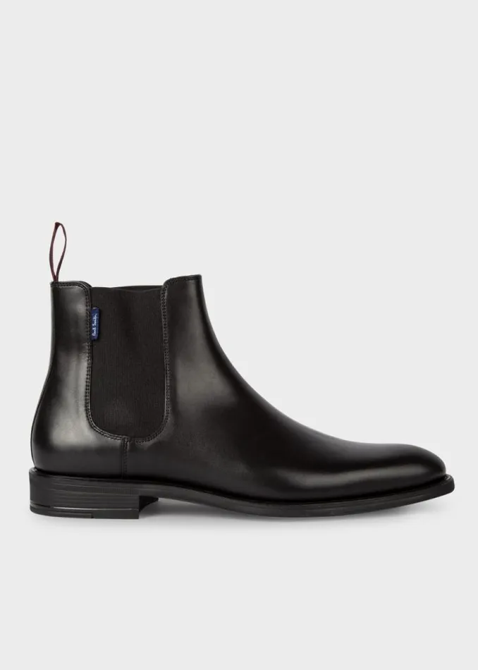 Mens Paul Smith The Classics Black Leather 039Cedric039 Boots