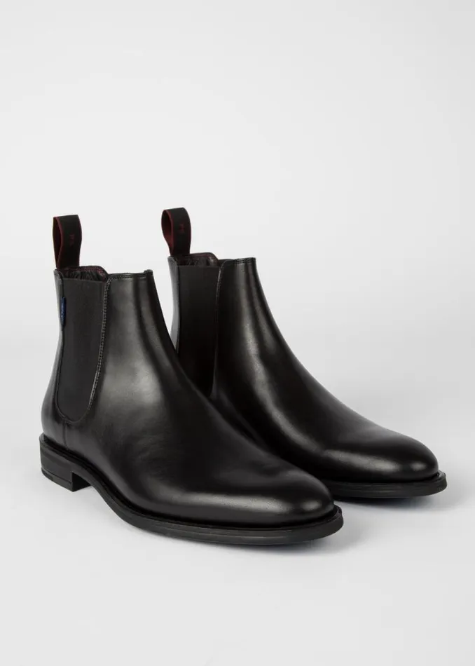 Mens Paul Smith The Classics Black Leather 039Cedric039 Boots Mens Paul Smith The Classics Black Leather 039Cedric039 Boots