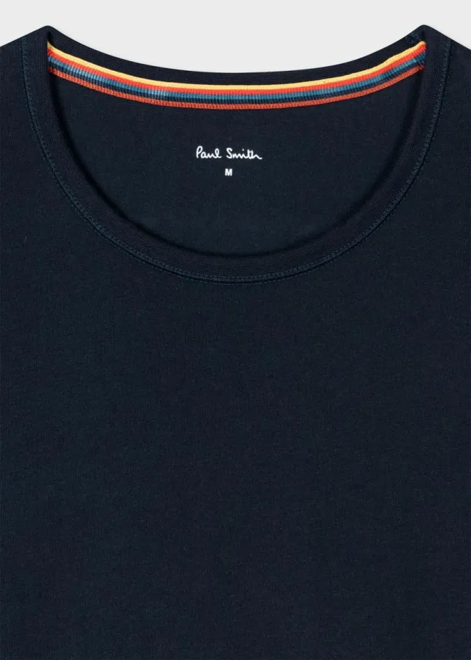 Mens Paul Smith The Classics Navy Cotton Lounge TShirt