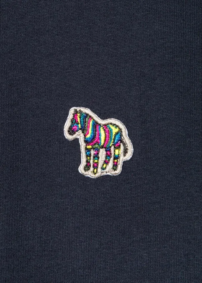 Mens Paul Smith The Classics Navy Cotton Zebra Logo TShirt Mens Paul Smith The Classics Navy Cotton Zebra Logo TShirt