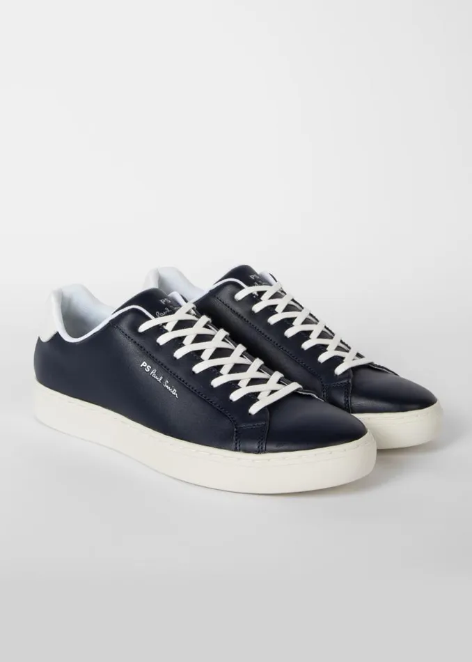Mens Paul Smith The Classics Navy Leather 039Rex039 Sneakers Mens Paul Smith The Classics Navy Leather 039Rex039 Sneakers