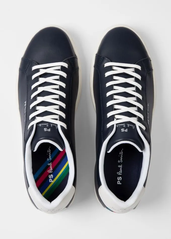 Mens Paul Smith The Classics Navy Leather 039Rex039 Sneakers Mens Paul Smith The Classics Navy Leather 039Rex039 Sneakers