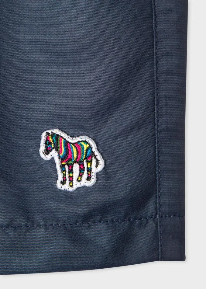 Mens Paul Smith The Classics Navy Zebra Logo Swim Shorts Mens Paul Smith The Classics Navy Zebra Logo Swim Shorts