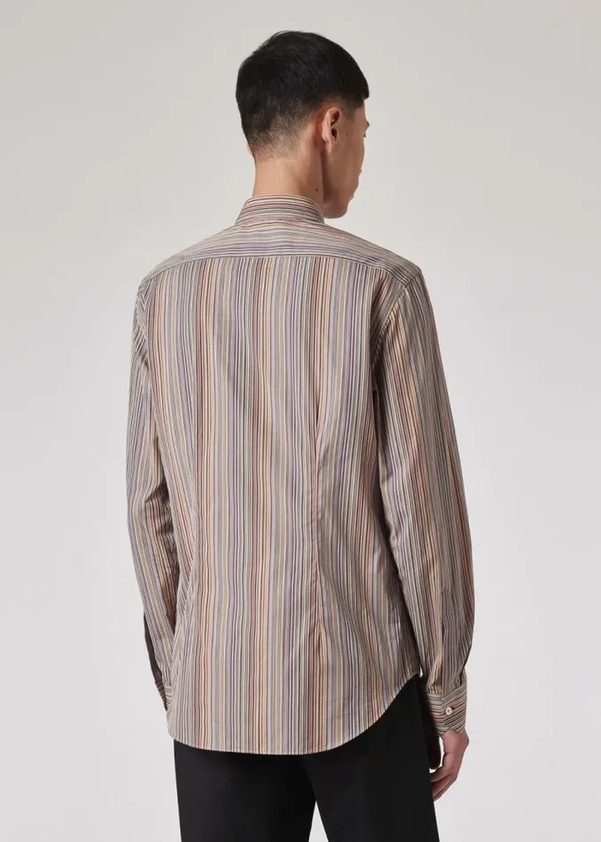 Mens Paul Smith The Classics SlimFit 039Signature Stripe039 Cotton Shirt