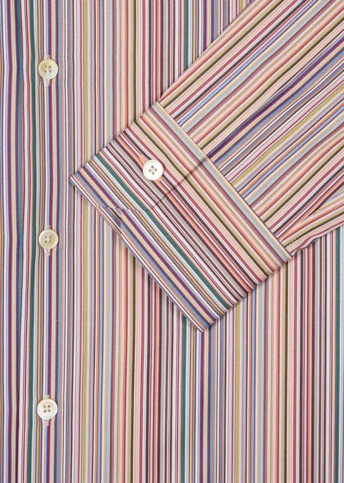 Mens Paul Smith The Classics SlimFit 039Signature Stripe039 Cotton Shirt