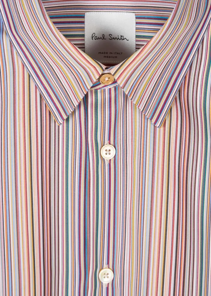 Mens Paul Smith The Classics SlimFit 039Signature Stripe039 Cotton Shirt