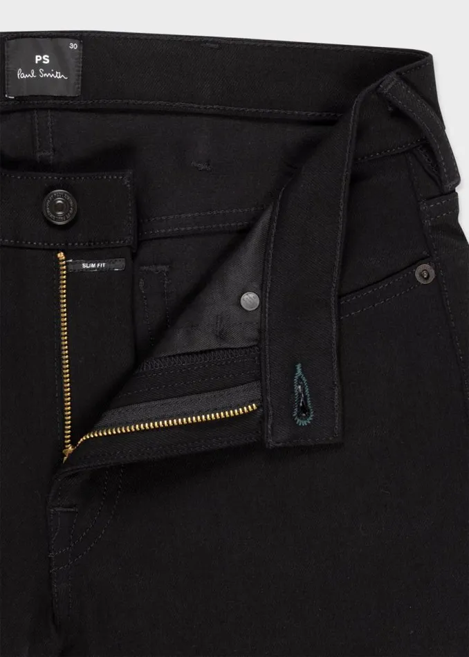 Mens Paul Smith The Classics SlimFit Black 039Organic Stretch039 Jeans Mens Paul Smith The Classics SlimFit Black 039Organic Stretch039 Jeans