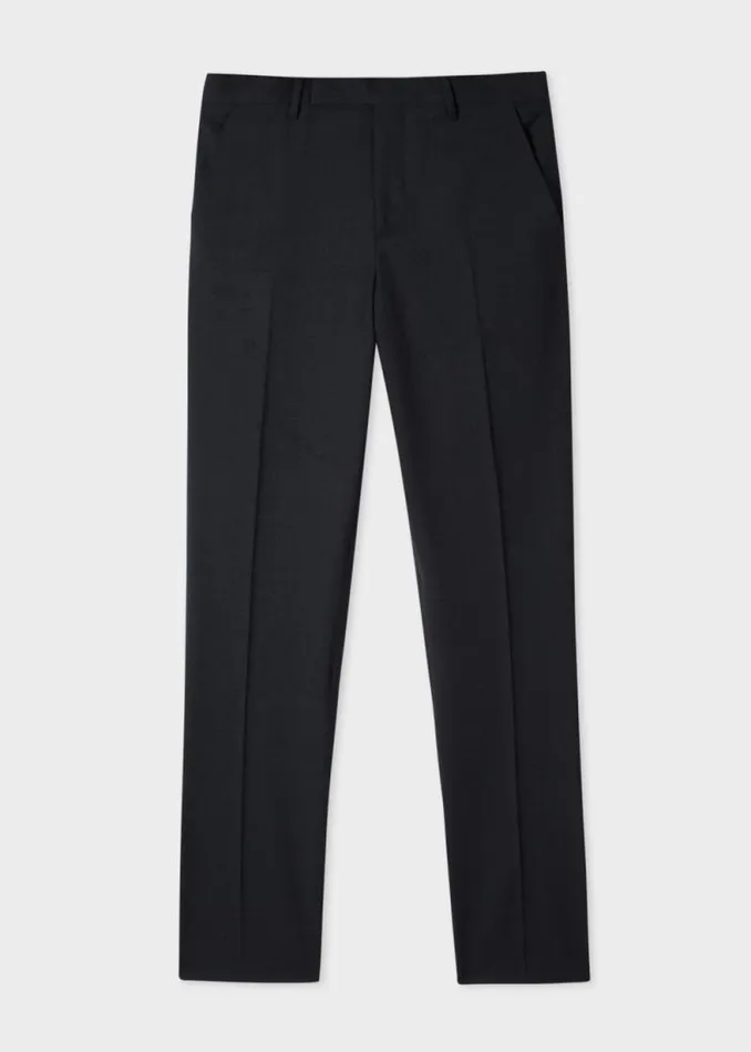 Mens Paul Smith The Classics SlimFit Charcoal Grey Wool 039A Suit To Travel In039 Pants Mens Paul Smith The Classics SlimFit Charcoal Grey Wool 039A Suit To Travel In039 Pants