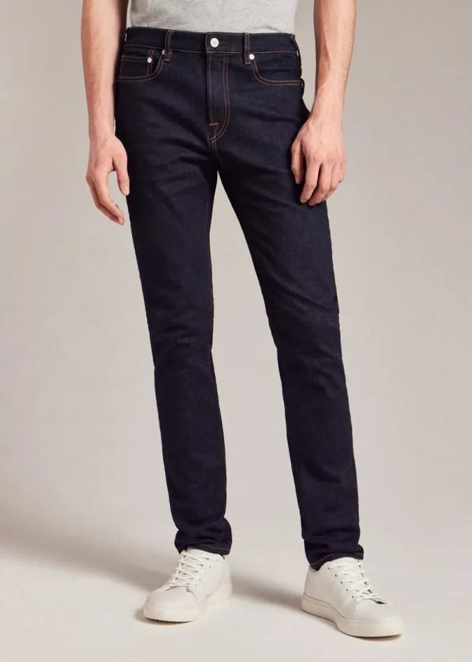 Mens Paul Smith The Classics SlimFit IndigoRinse 039Crosshatch Stretch039 Jeans Mens Paul Smith The Classics SlimFit IndigoRinse 039Crosshatch Stretch039 Jeans