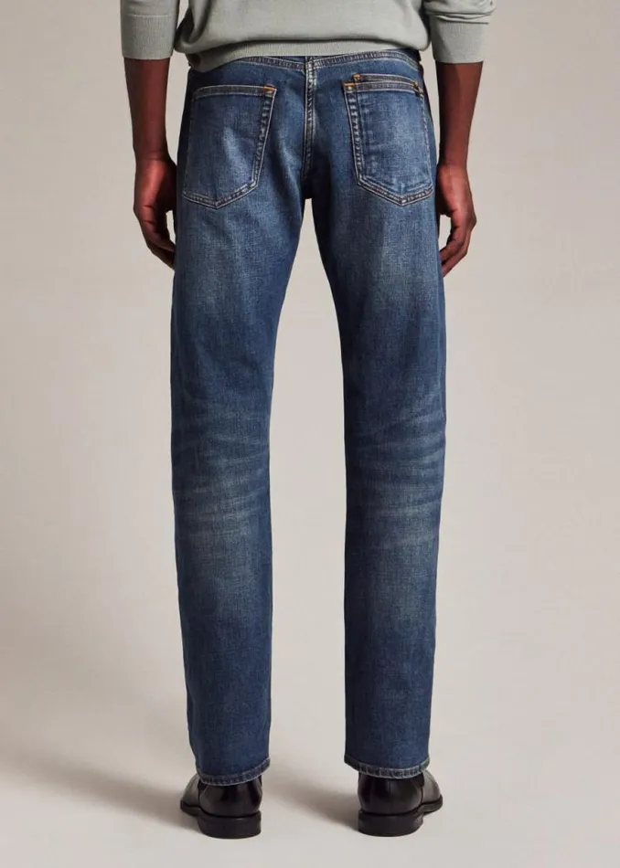 Mens Paul Smith The Classics StandardFit 118oz 039Crosshatch Stretch039 BlueRinse Jeans Mens Paul Smith The Classics StandardFit 118oz 039Crosshatch Stretch039 BlueRinse Jeans