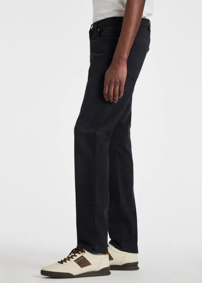 Mens Paul Smith The Classics TaperedFit Black MidWash Stretch Jeans Mens Paul Smith The Classics TaperedFit Black MidWash Stretch Jeans