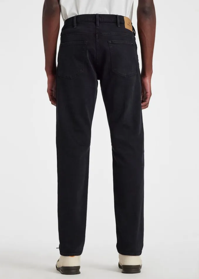 Mens Paul Smith The Classics TaperedFit Black MidWash Stretch Jeans Mens Paul Smith The Classics TaperedFit Black MidWash Stretch Jeans