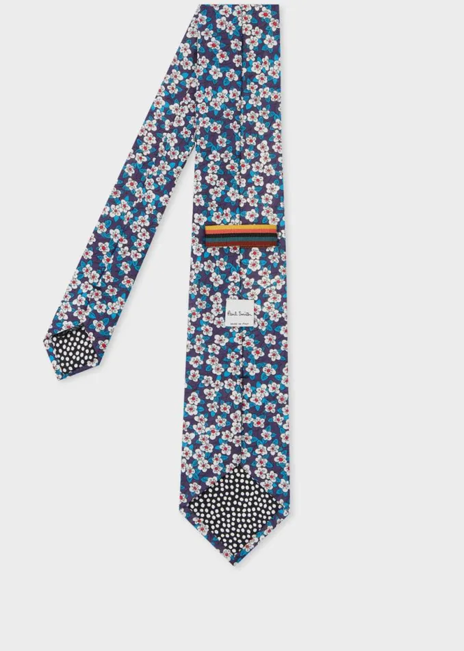Mens Paul Smith Ties Purple 039Liberty Floral039 Cotton Tie Mens Paul Smith Ties Purple 039Liberty Floral039 Cotton Tie