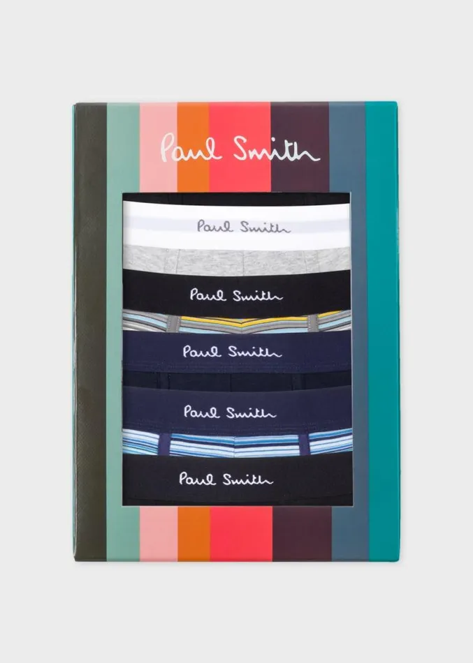 Mens Paul Smith Underwear 039Signature Stripe039 And Plain Long Boxer Briefs Seven Pack Mens Paul Smith Underwear 039Signature Stripe039 And Plain Long Boxer Briefs Seven Pack