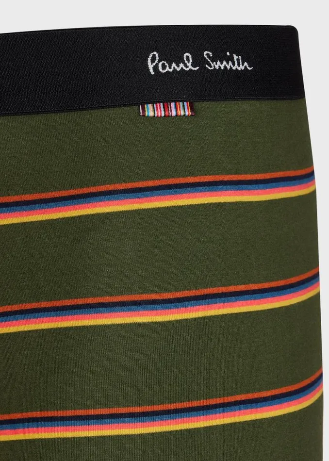 Mens Paul Smith Underwear Khaki 039Artist Stripe039 Boxer Briefs Mens Paul Smith Underwear Khaki 039Artist Stripe039 Boxer Briefs