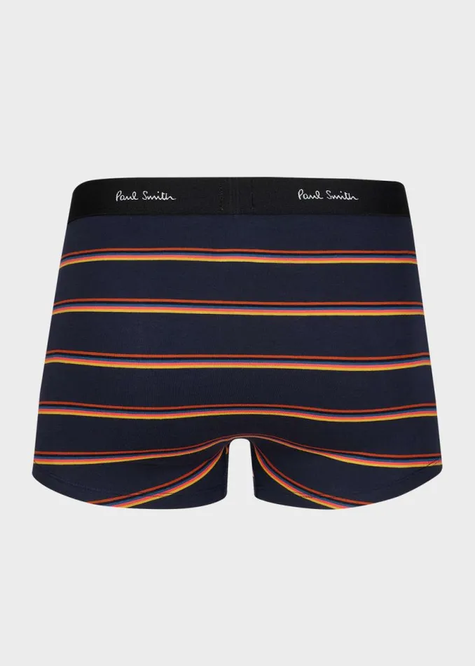 Mens Paul Smith Underwear Navy Blue 039Artist Stripe039 Boxer Briefs