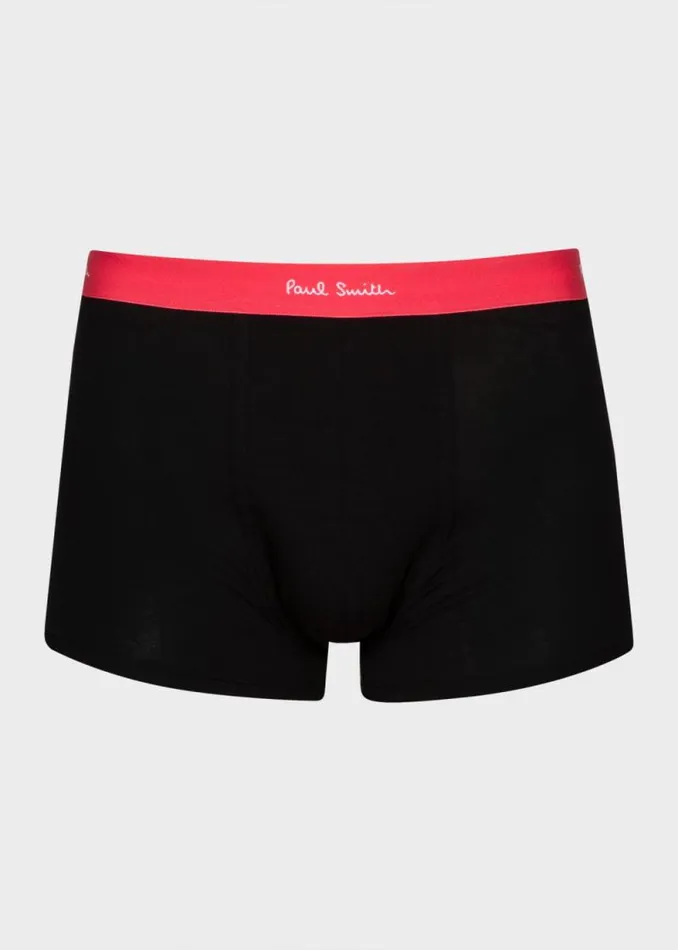 Mens Paul Smith Underwear OrganicCotton Black Boxer Briefs Seven Pack Mens Paul Smith Underwear OrganicCotton Black Boxer Briefs Seven Pack