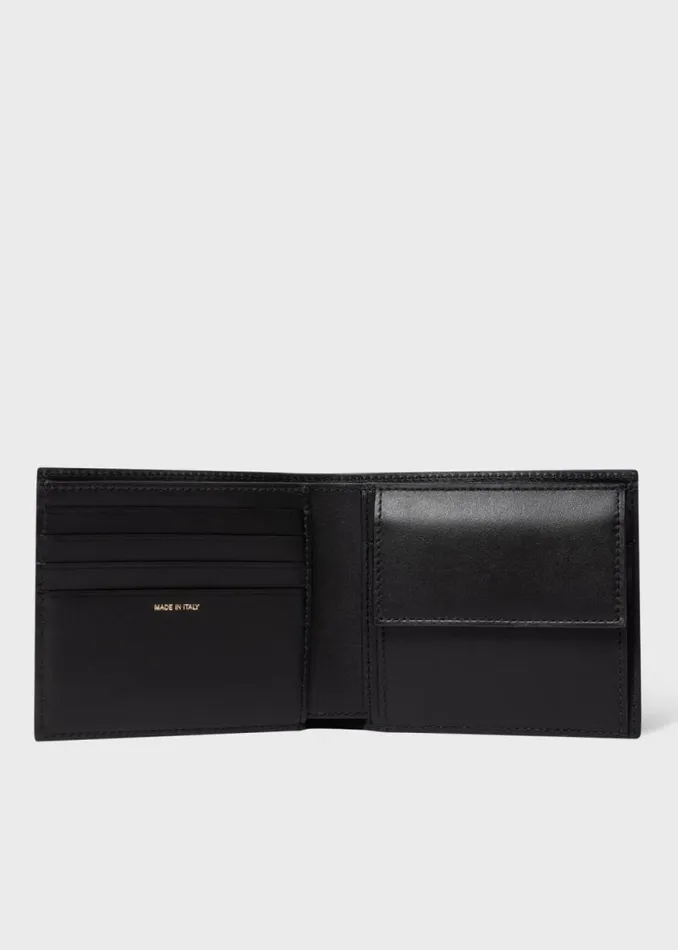 Mens Paul Smith Wallets Black 039Signature Stripe Block039 Billfold And Coin Wallet Mens Paul Smith Wallets Black 039Signature Stripe Block039 Billfold And Coin Wallet