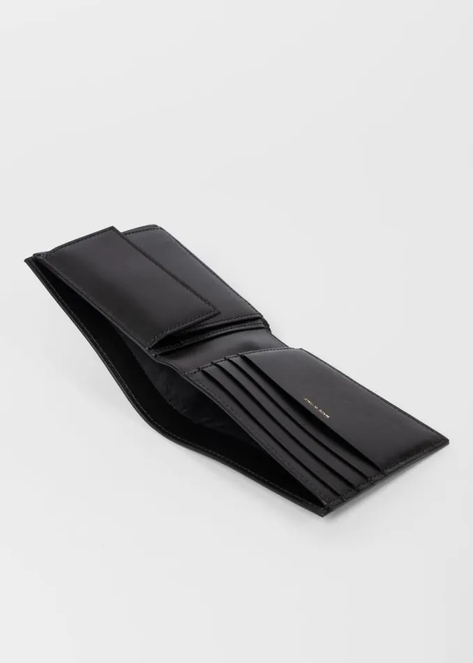 Mens Paul Smith Wallets Black 039Signature Stripe Block039 Billfold And Coin Wallet Mens Paul Smith Wallets Black 039Signature Stripe Block039 Billfold And Coin Wallet