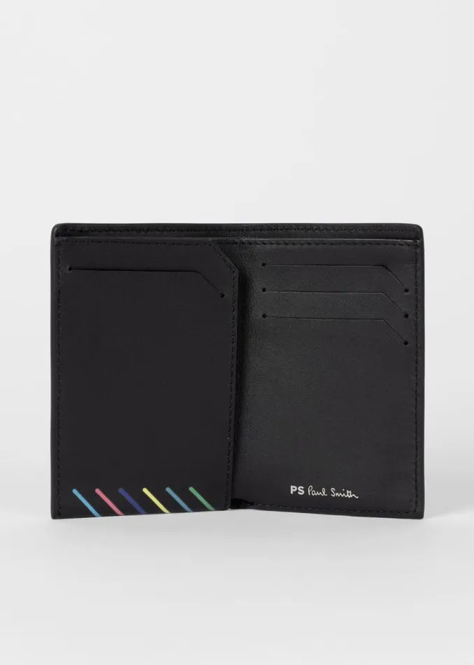 Mens Paul Smith Wallets Black 039Sports Stripe039 Slim Leather Wallet Mens Paul Smith Wallets Black 039Sports Stripe039 Slim Leather Wallet