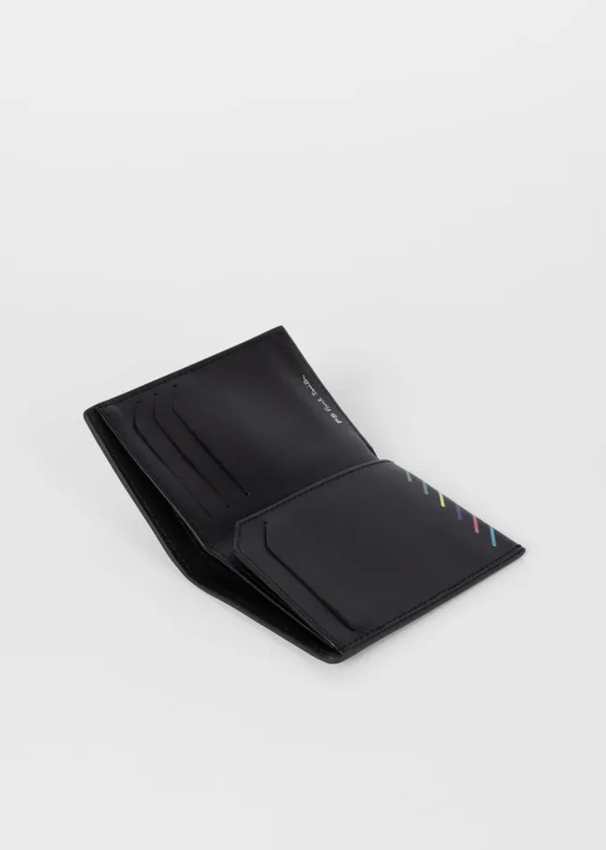 Mens Paul Smith Wallets Black 039Sports Stripe039 Slim Leather Wallet Mens Paul Smith Wallets Black 039Sports Stripe039 Slim Leather Wallet