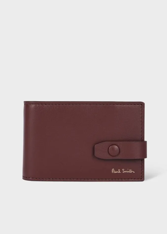 Mens Paul Smith Wallets Burgundy 039Signature Stripe039 Interior Credit Card Wallet