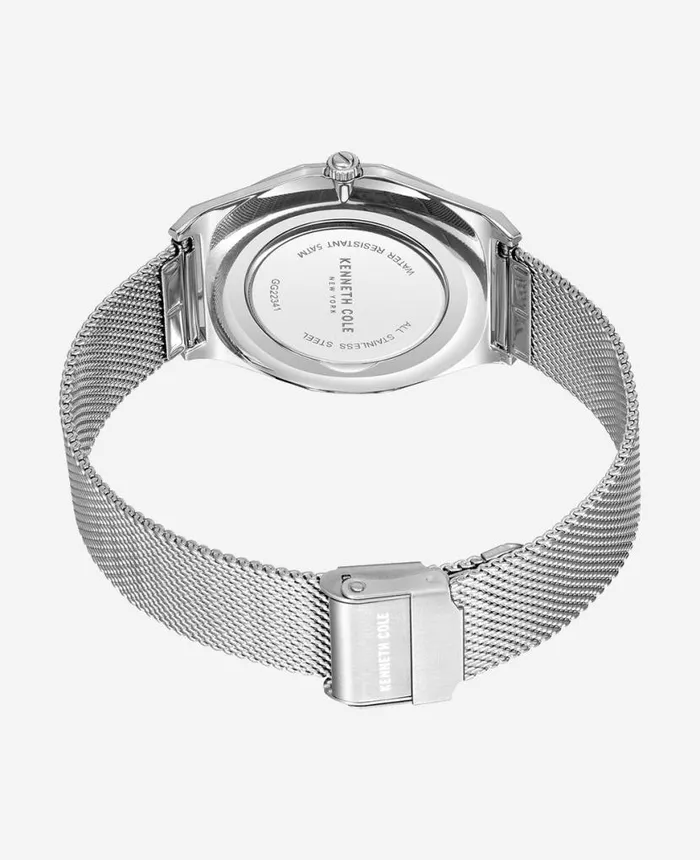 Mens Watches Men Kenneth Cole Modern Classic Slim Stainless Steel Mesh Bracelet Watch Grey Mens Watches Men Kenneth Cole Modern Classic Slim Stainless Steel Mesh Bracelet Watch Grey