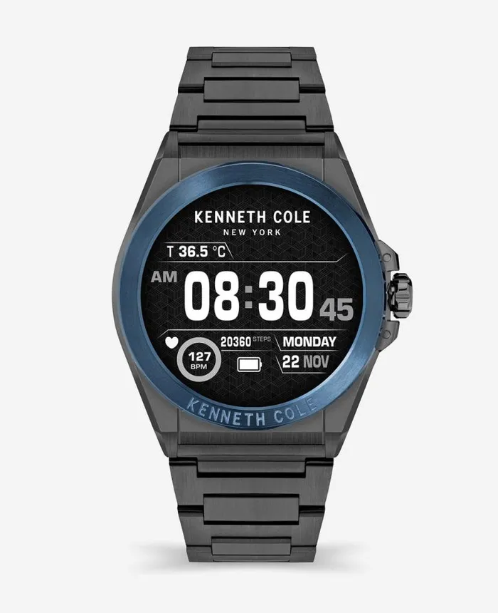 Mens Watches Men Kenneth Cole The Wellness Smartwatch 20 With Gunmetal Stainless Steel Bracelet Grey Mens Watches Men Kenneth Cole The Wellness Smartwatch 20 With Gunmetal Stainless Steel Bracelet Grey