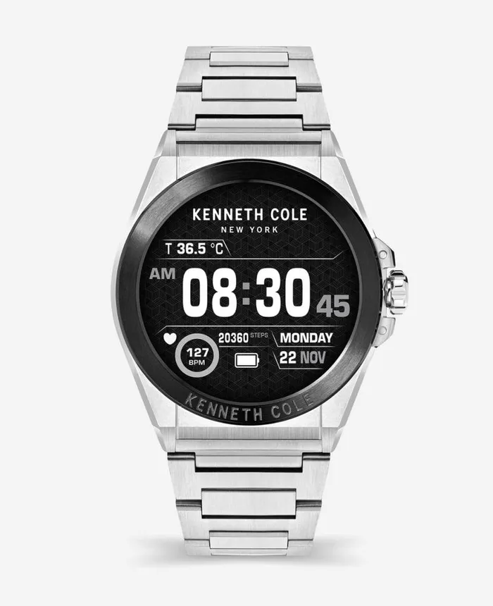 Mens Watches Men Kenneth Cole The Wellness Smartwatch 20 With Stainless Steel Bracelet Grey Mens Watches Men Kenneth Cole The Wellness Smartwatch 20 With Stainless Steel Bracelet Grey