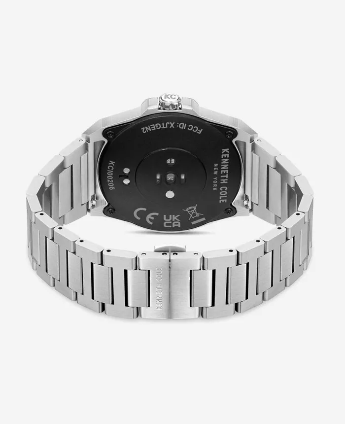 Mens Watches Men Kenneth Cole The Wellness Smartwatch 20 With Stainless Steel Bracelet Grey Mens Watches Men Kenneth Cole The Wellness Smartwatch 20 With Stainless Steel Bracelet Grey