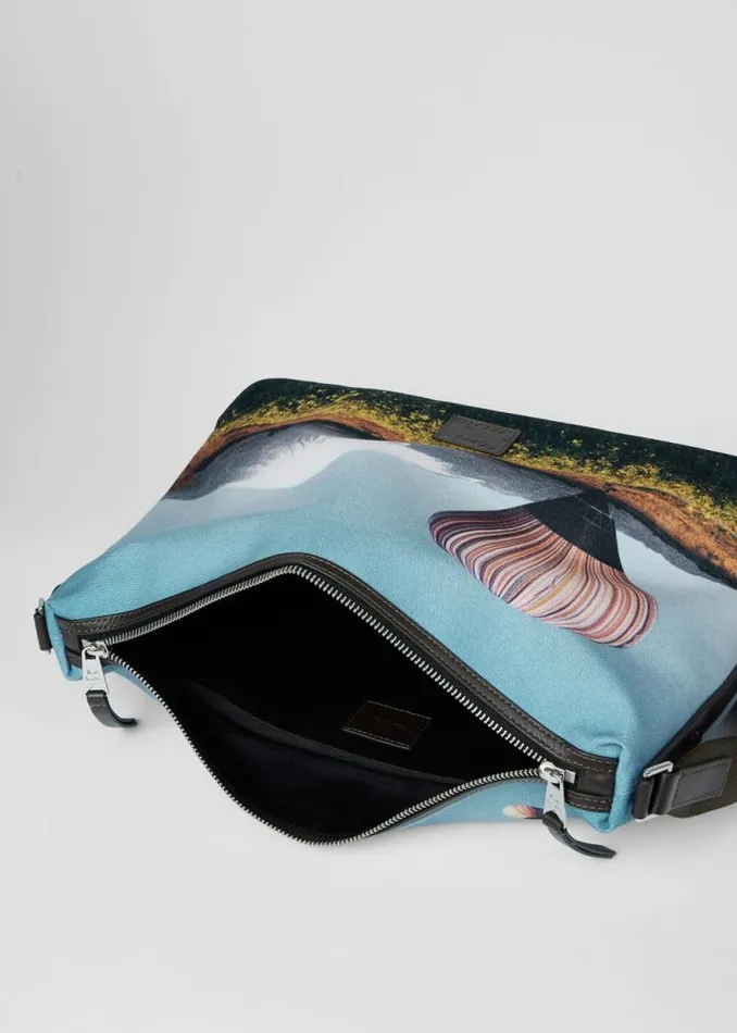 MensWomens Paul Smith Bags 039Signature Stripe Balloon Mount Fuji039 Print CrossBody Bag MensWomens Paul Smith Bags 039Signature Stripe Balloon Mount Fuji039 Print CrossBody Bag