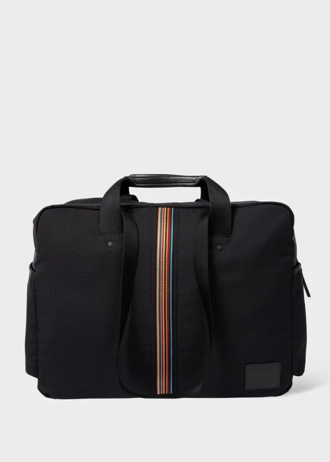 MensWomens Paul Smith Bags Black 039Signature Stripe039 Holdall Bag MensWomens Paul Smith Bags Black 039Signature Stripe039 Holdall Bag